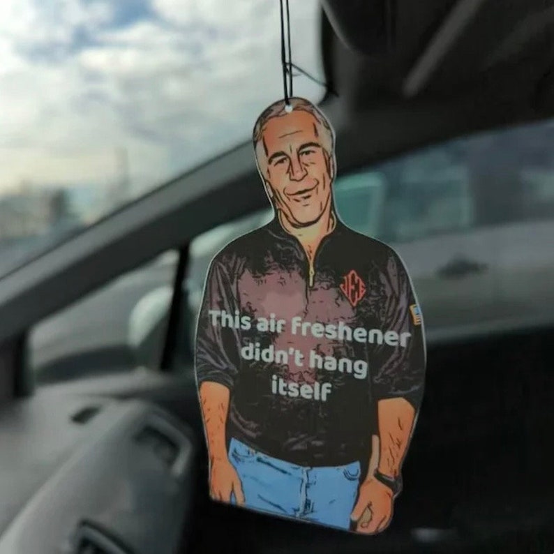 Jeffrey Epstein Car Air Freshener Etsy
