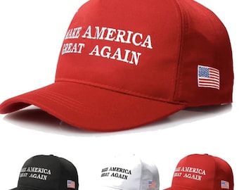 MAGA Baseball Cap: Embroidered Cotton, Adjustable Strap