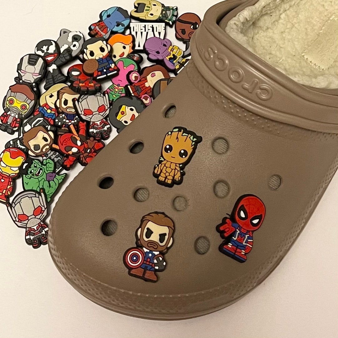 Marvel / DC Superhero Jibbitz Croc Charms Decorations Etsy UK