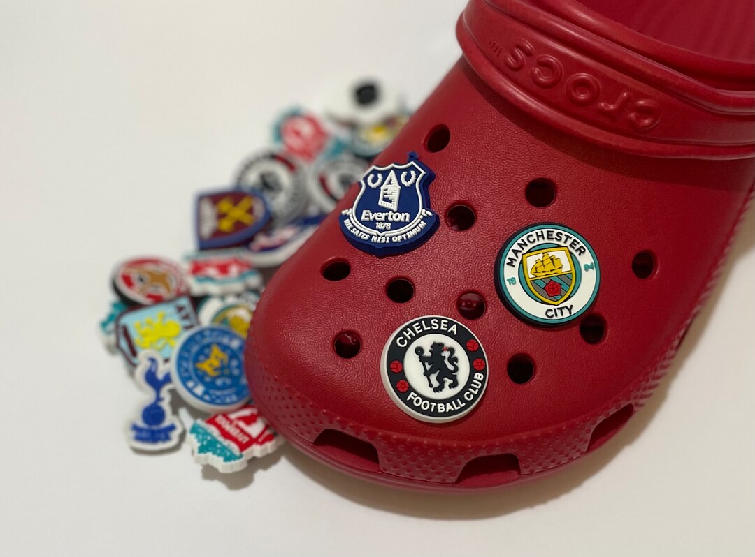 Football Club Jibbitz Croc Charms Decorations Etsy UK