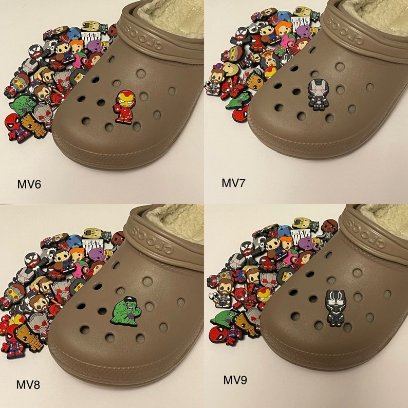 Marvel / DC Superhero Jibbitz Croc Charms Decorations Etsy UK