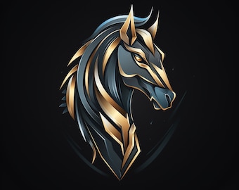 Logo Horse Head PNG SVG
