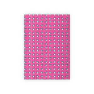 Vibrant Gift Wrapping Paper Roll, Colorful Pink Wrapping Paper for Birthdays, Holidays, Showers, Parties, DIY Crafts