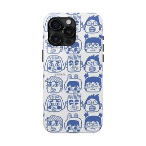 Whimsical Character Phone Cases, Cute Art Cases, Gift for Friends, Fun Accessories, Unique Character Designs