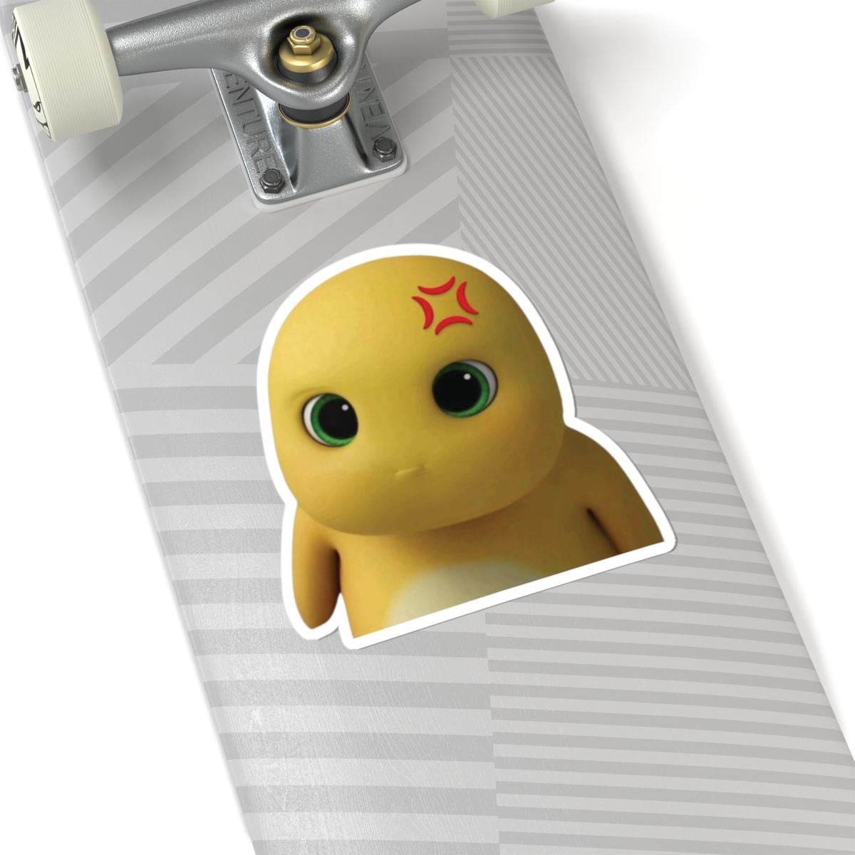 Yellow Creature Sticker Nailong Angry Yellow Creature Sticker | Kiss-cut Vinyl Sticker - Etsy