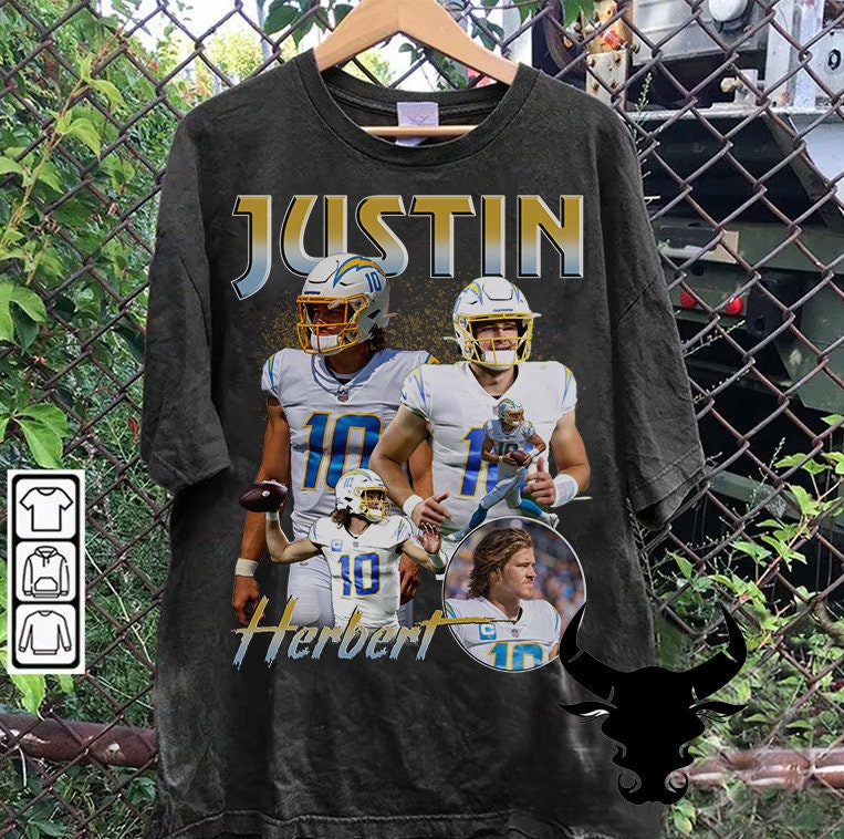 Justin Herbert 90s Inspired Vintage Football shirt - Kingteeshop