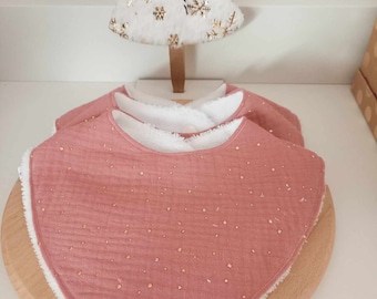 Lätzchen mit Bandana, personalisiertes Lätzchen – Babyschal – Babygeschenkset – Babygeschenk