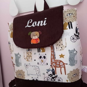 Sac à dos enfant personnalisé - sac à dos enfant - sac à dos maternelle - sac à dos crèche - sac goûter - cadeau anniversaire - sac à doudou