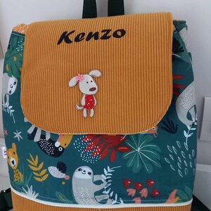 Sac à dos enfant personnalisé - sac à dos enfant - sac à dos maternelle - sac à dos crèche - sac goûter - cadeau anniversaire - sac à doudou