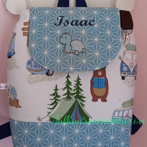 Sac à dos enfant personnalisé - sac à dos maternelle - sac à dos crèche - sac goûter - cadeau anniversaire - sac doudou