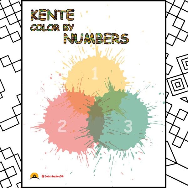 Color by number - KENTE Edition