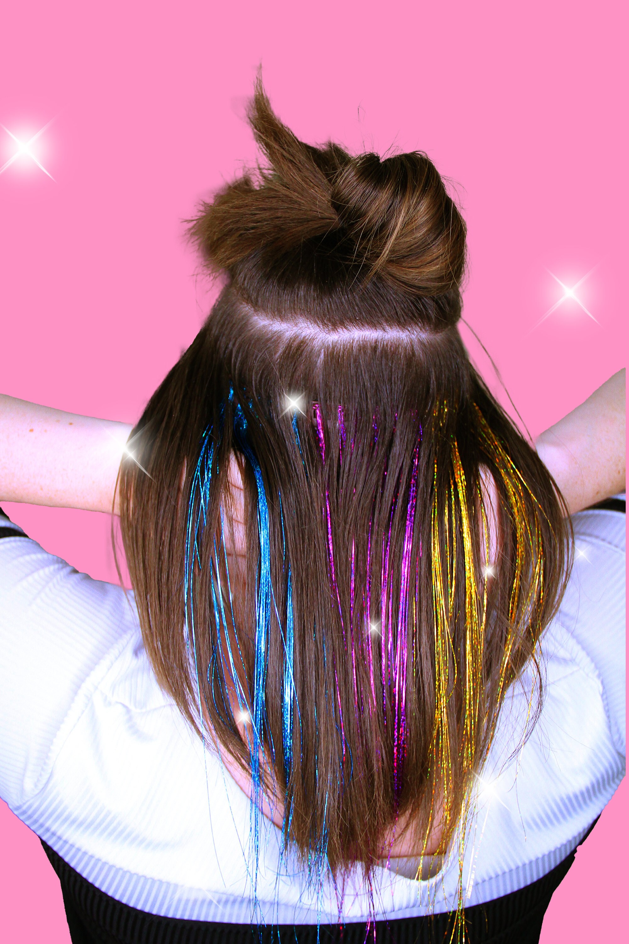 Clipon Hair Tinsel Extensions HALLOWEEN 2023 NEW COLORS Etsy