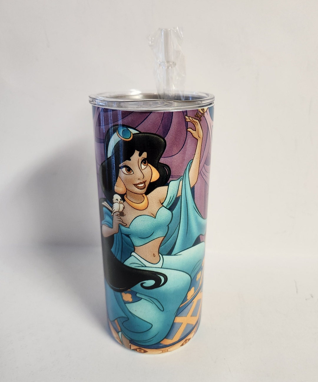 Disney Aladdin Jasmine Tumbler 20 Oz Insulated Princess Metal - Etsy