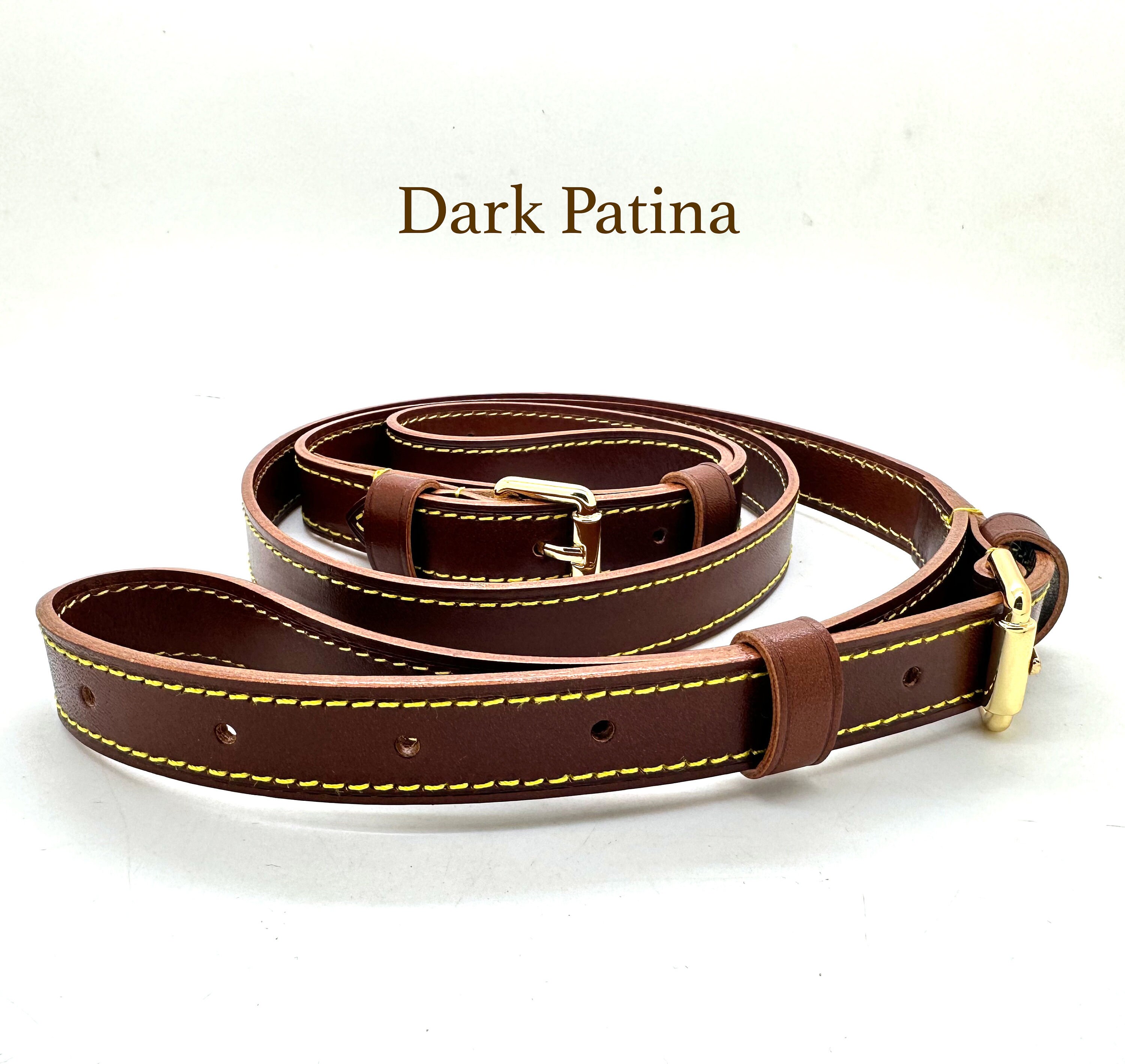 3/418mm Adjustable Vachetta Leather Strap for Noe PM GM 