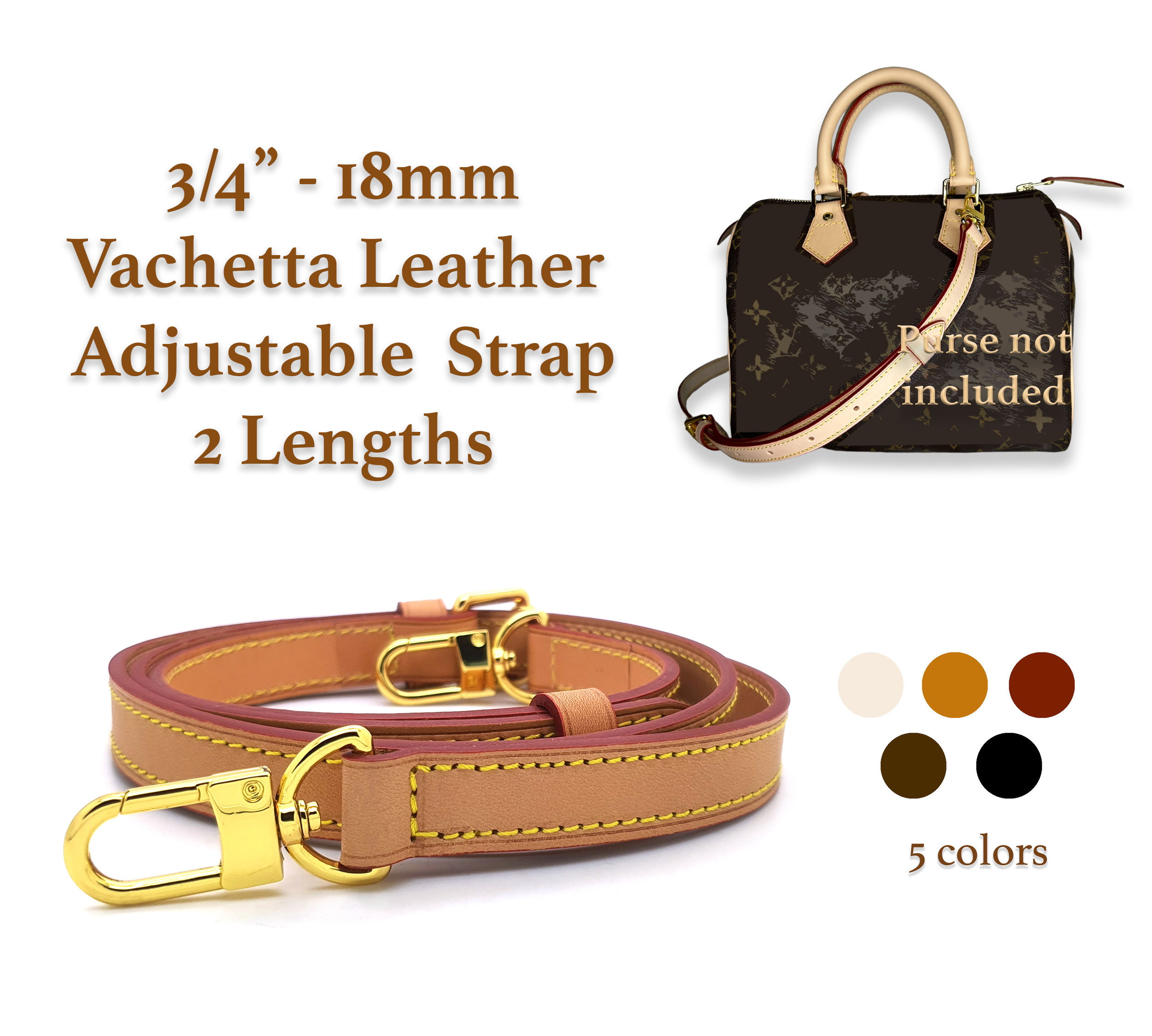 Mcraft® Vachette Leather Strap Extender Compatible With 