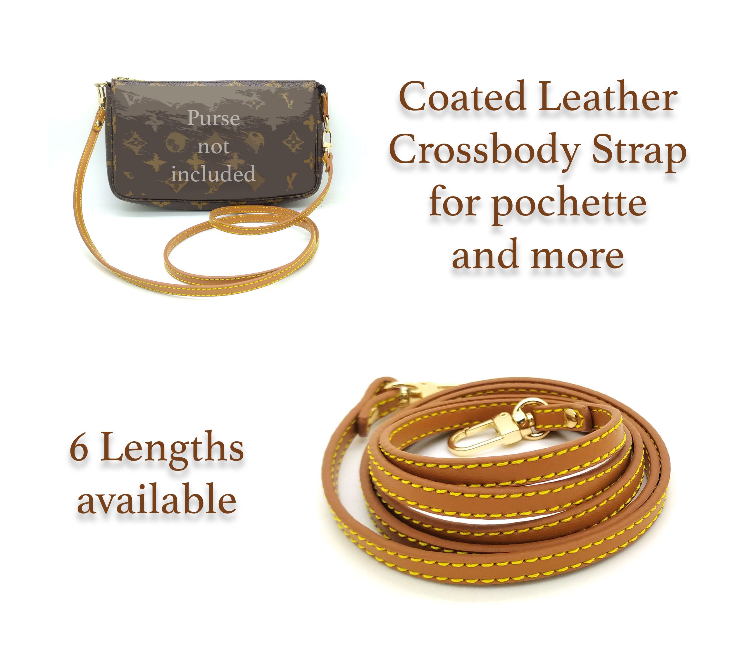 50cm Chain Strap for Louis Vuitton pochette accsoires, favorite mm, speedy