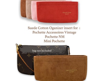 Thin Purse Insert Organizer for LV Old Model Pochette Accessories Handbag  Insert not Cheap Felt (Old model- Pochette Accessories) : : Bags,  Wallets and Luggage