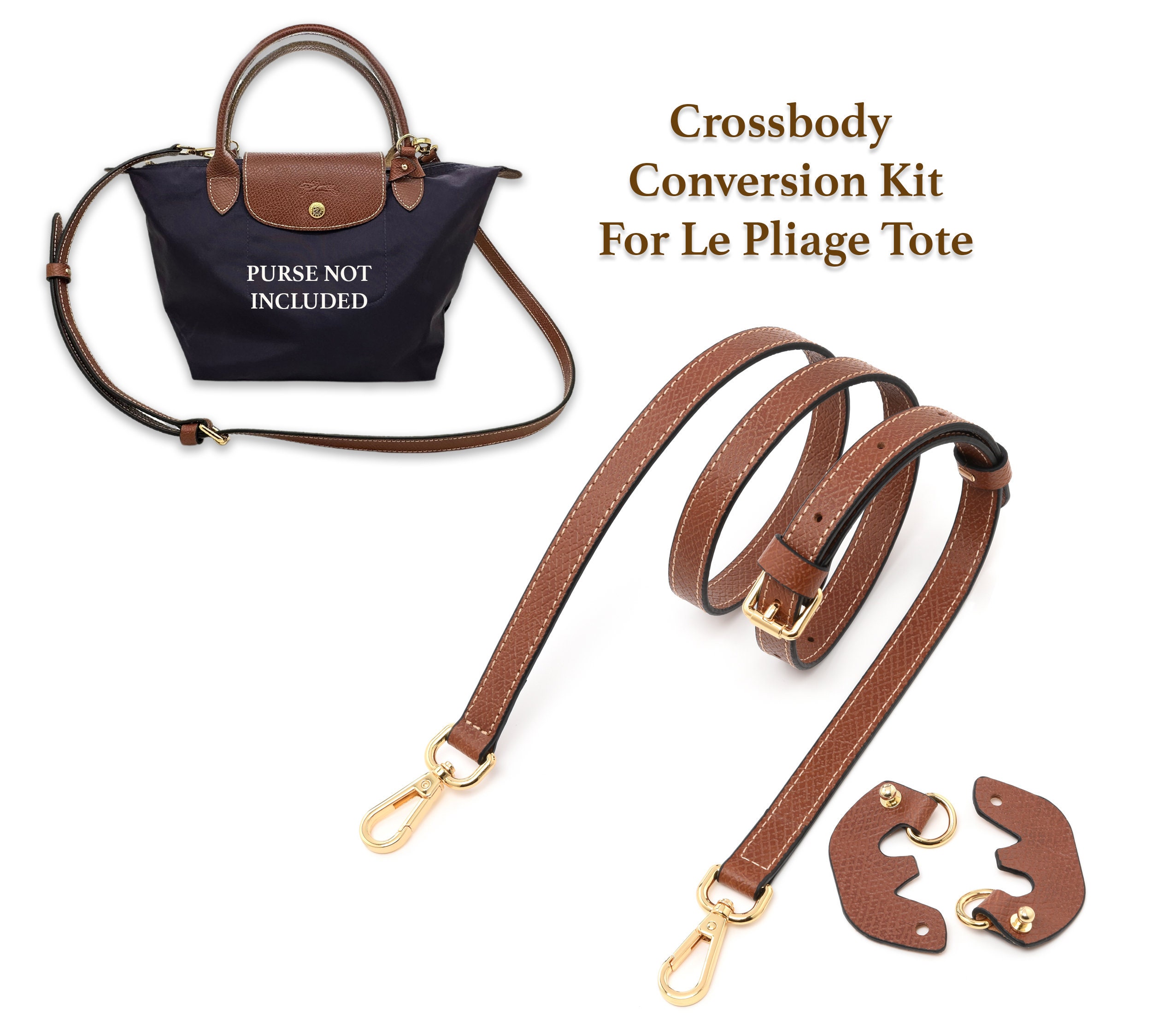 Conversion Kit Real Cowhide Leather Chain+Insert Compatible with