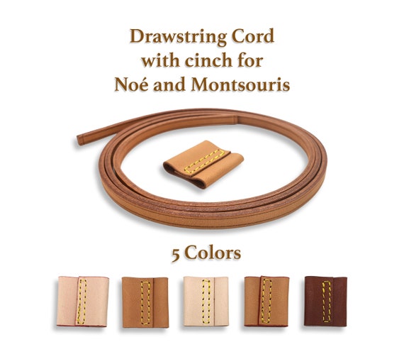 Vachetta Leather Drawstring Cord for Nano Noe Replacement 