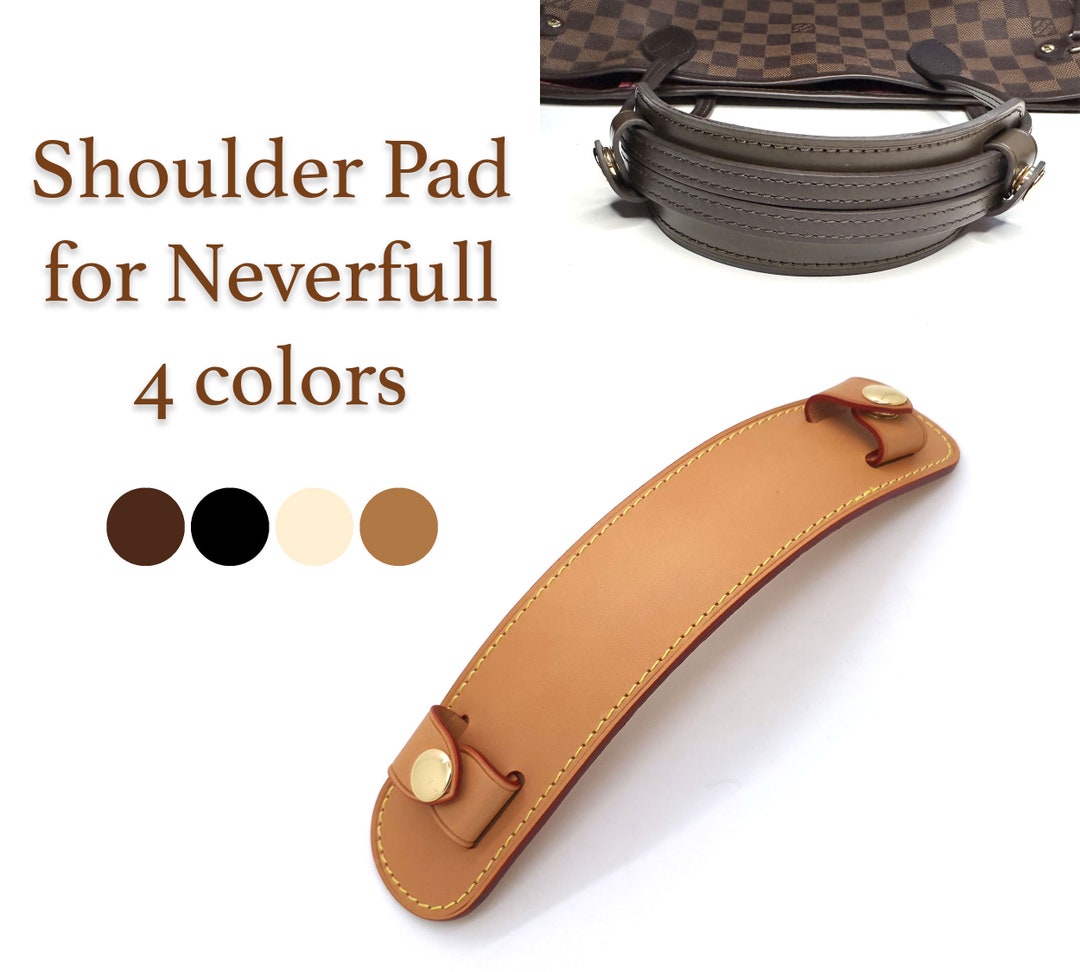 Genuine Leather Adjustable Shoulder Strap Pad for LV Neverfull PM MM GM  Tote Bag