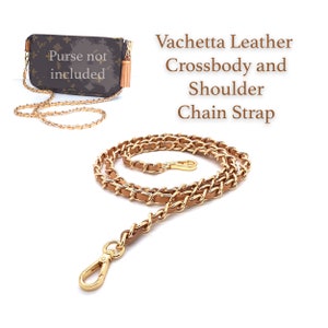 HAHIYO Mini Pochette Purse Chain Strap Thin Wide 6mm for LV Length 47.2  inches Thick 2mm Shiny Gold for Shoulder Cross Body Sling Handbag Wallet  Clut - Imported Products from USA - iBhejo