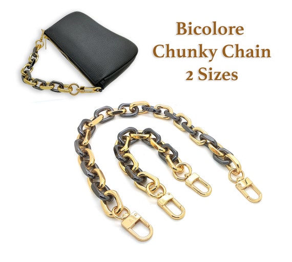 Vachetta Chunky Chain Strap 2 Sizes Handle Strap Chain 