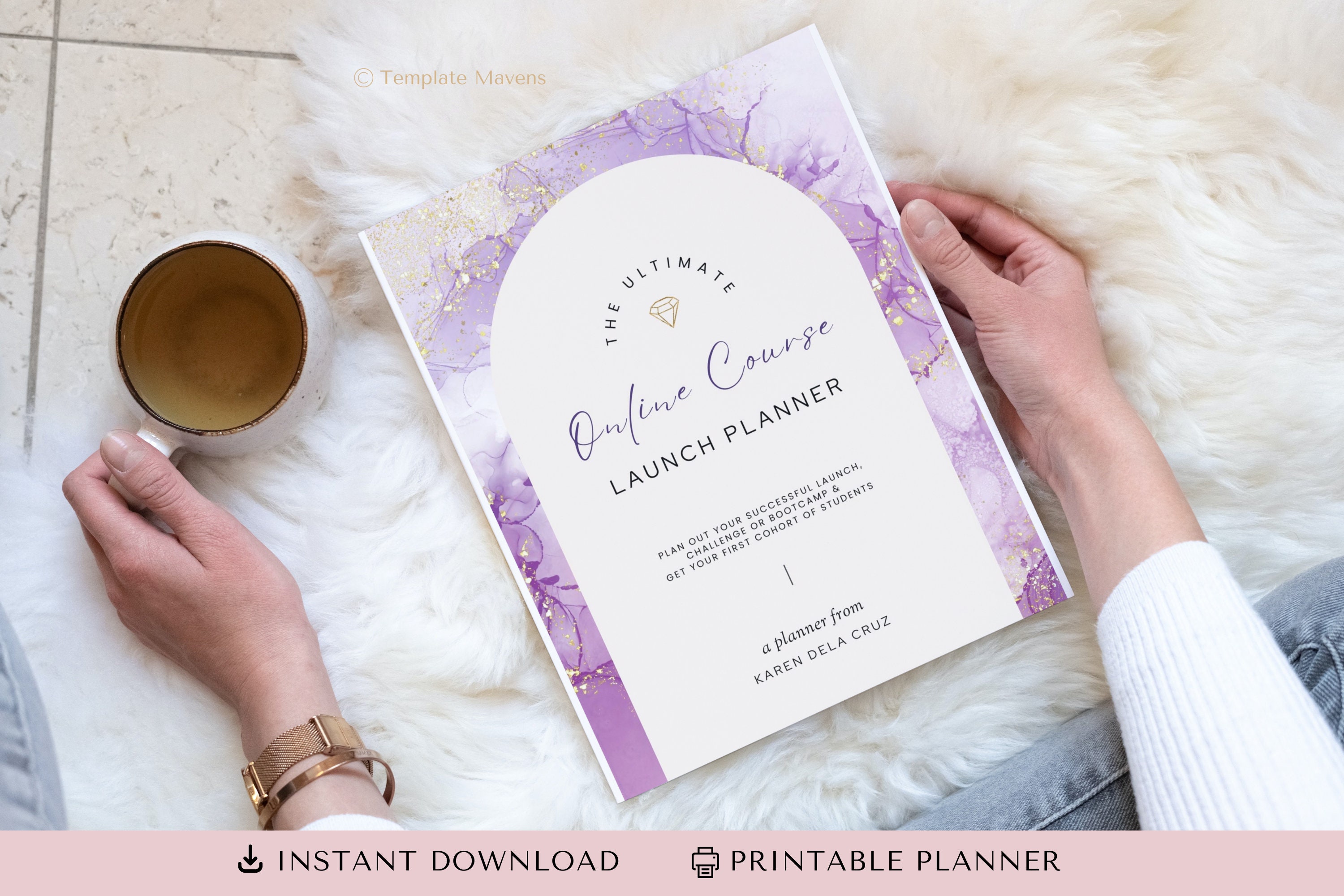 Course Creator Launch Planner | Printable Online Course Planner ...