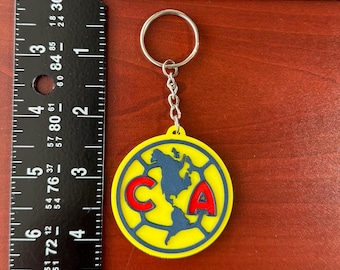 Club América Keychain - Aguilas Tricampeones 2024 - Llavero 3D - Hot Sale Amor Eterno Et3rno Regalo Perfecto Futbol Mexico Liga MX