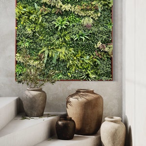 Green Living Wall Assorted Foliage Mat