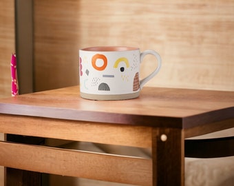 Fun Mug - Playful and Colorful Ceramic Cup - Whimsical Drinkware - Brighten Your Day Coffee Mug