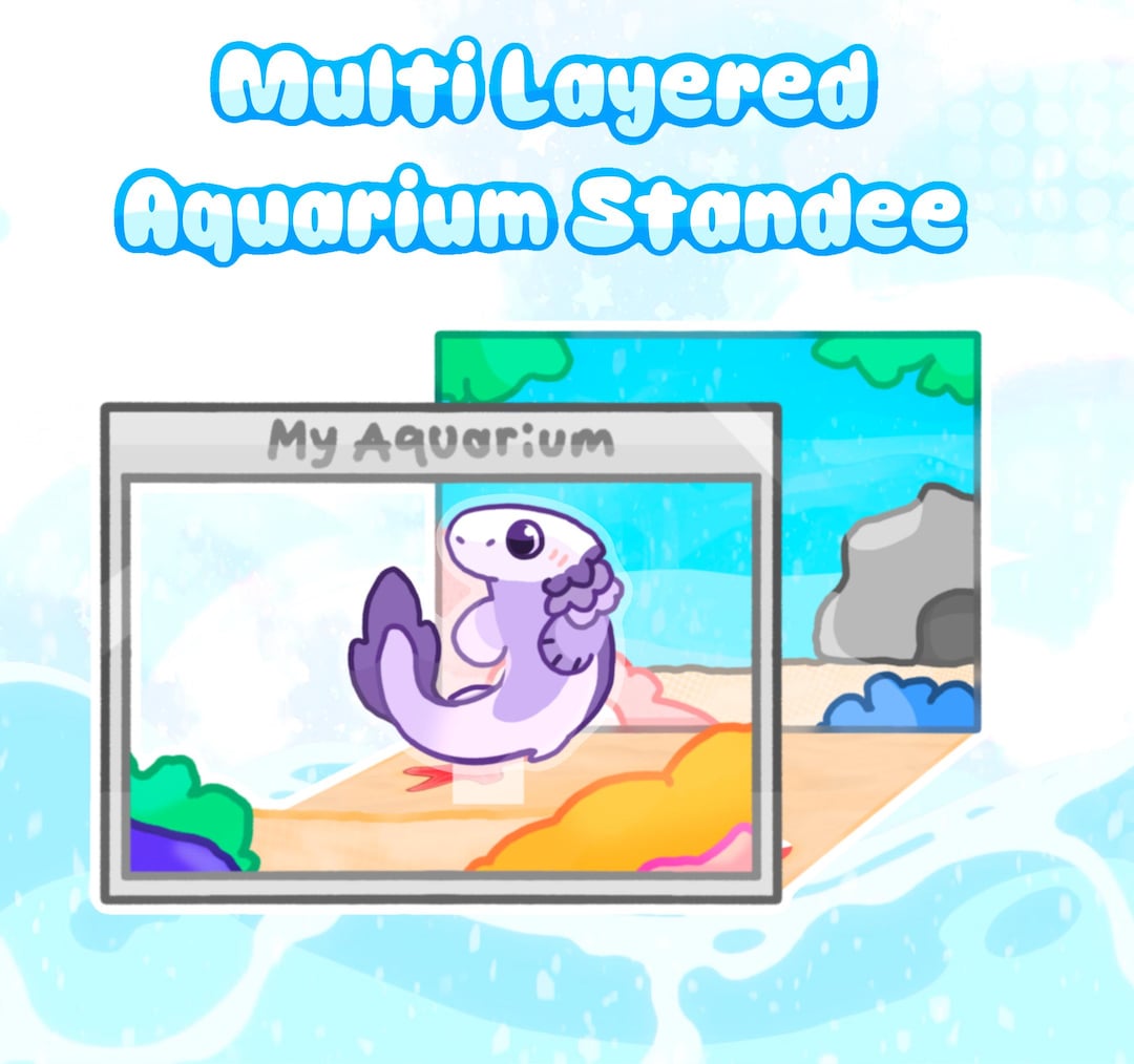 Standee Build Multi Layered Aquarium Standee | Build Your Own Aquarium | Custom ...