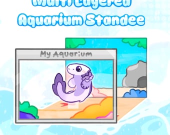 Multi layered aquarium standee | Build your own aquarium | Custom | Layered standee | Standee | Multi layered | Aquarium | Custom