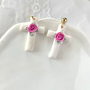 Easter Earrings, cross earrings, Resurrection Sunday