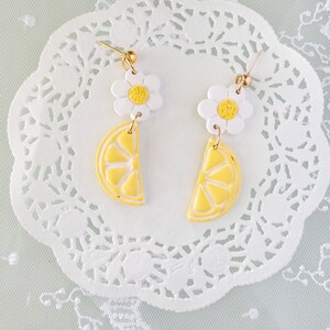 Lemon earrings