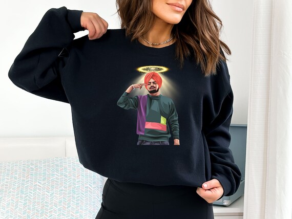 Sidhu Moose Wala Premium Crew Neck Sweater Punjabi Artist - Etsy