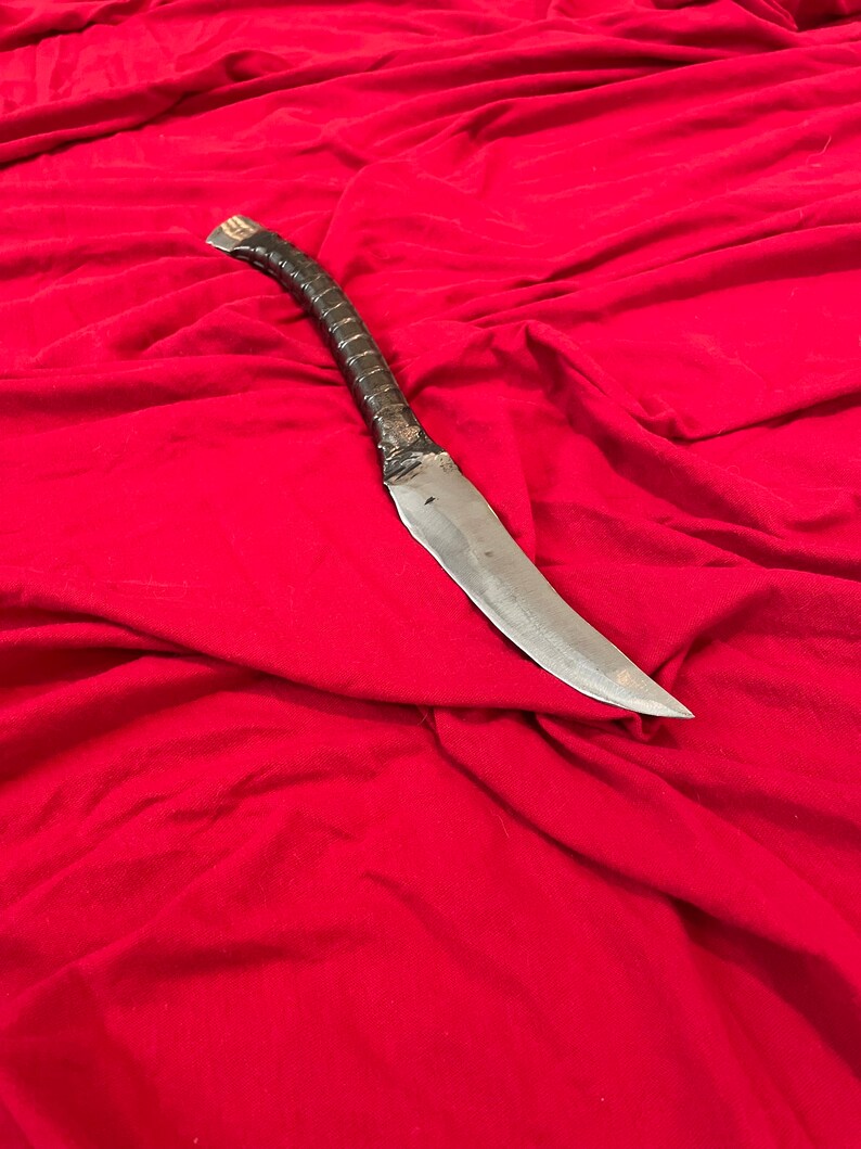 Curved Handle Rebar Knife Etsy