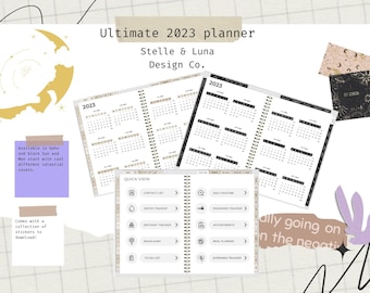 Beige 2023 Digital Planner, Goodnotes Planner, Daily Digital Planner, iPad Planner, Notability Planner, Dated Digital Planner