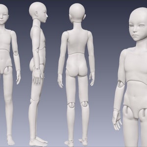 Bjd boy doll enforeverything for print 3d stl archives art male