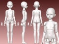 Bjd girl doll enforeverything for print 3d female model archive STL