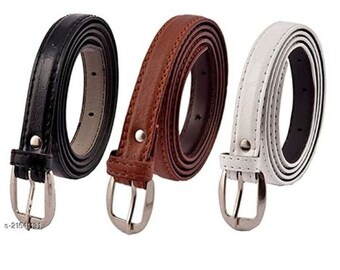 Leather belt