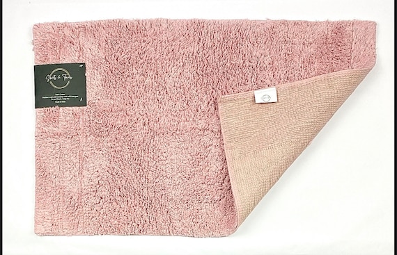 Sweet Cheeks Bath Mat Hot Pink Blush Cute Bathroom Rugs Girls