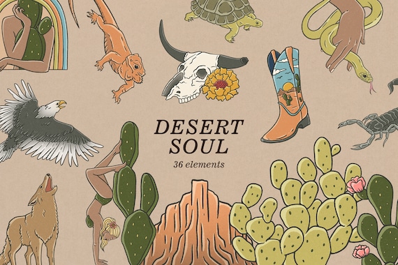 Desert soul vintage texture clipart collection, western vibes clipart, Cowgirls png, Western sublimation, Boho Western png, Country girl png