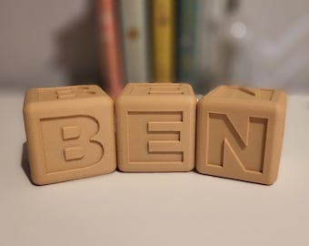 Pliki STL bloków alfabetu i liczb do druku 3D | Pliki STL bloków dla dzieci do druku