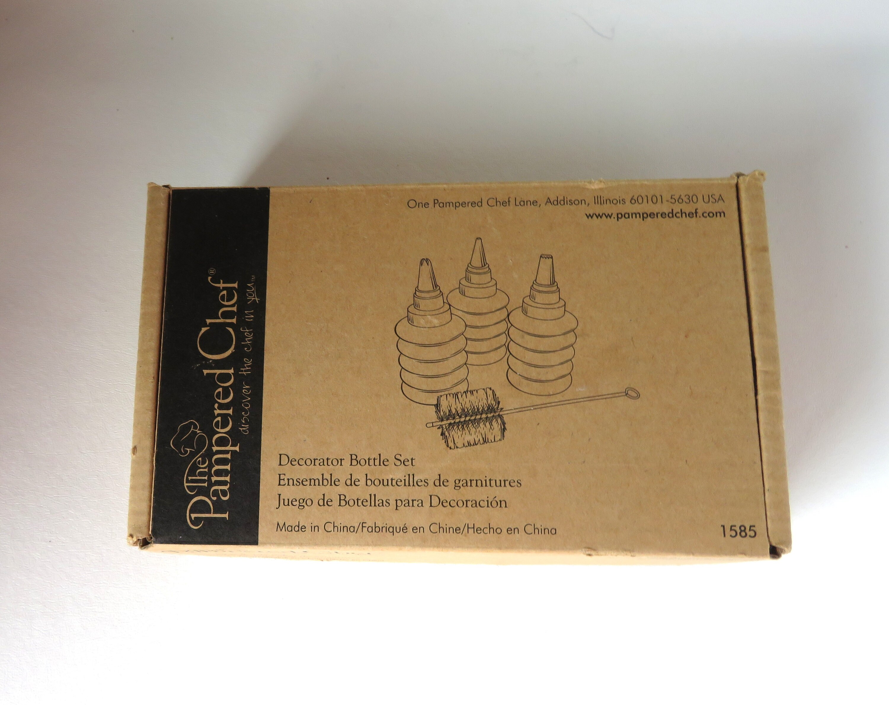 Pampered Chef Decorator Bottle Set 1585 Cake Decorating Etsy