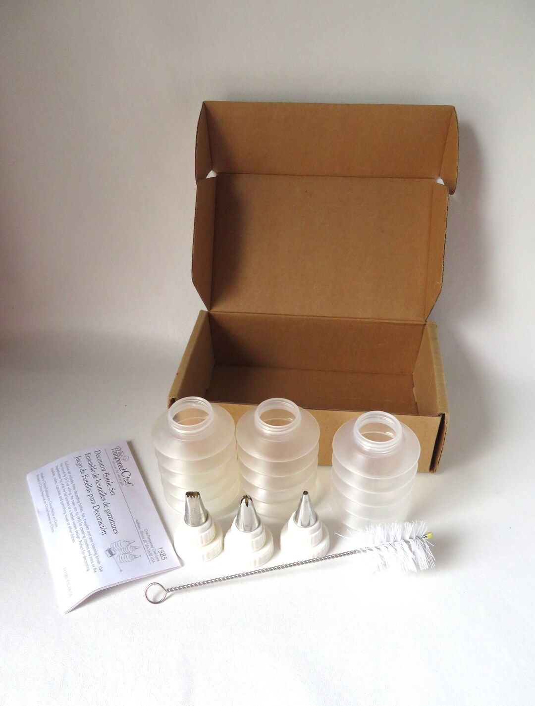 Pampered Chef Decorator Bottle Set 1585 Cake Decorating Etsy