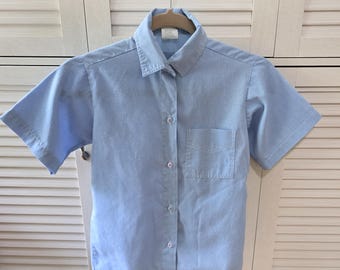 Size 8 Brownie Girl Scouts Uniform Blouse, Shirt, Short sleeves