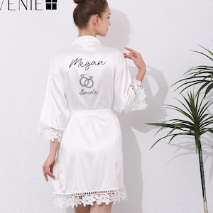 Robes personalizados para noivas, Robes para madrinhas, Pedido de casamento para madrinhas, Robe com monograma, Robes para arrumação, Robes para festa de casamento, Presentes para madrinhas