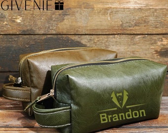 Bolsa de artículos de tocador para hombres personalizada, Bolsas de artículos de tocador para hombres, Bolsas de lavado para hombres a medida, Kit de aseo, Kit Dopp personalizado, Regalo para hombres