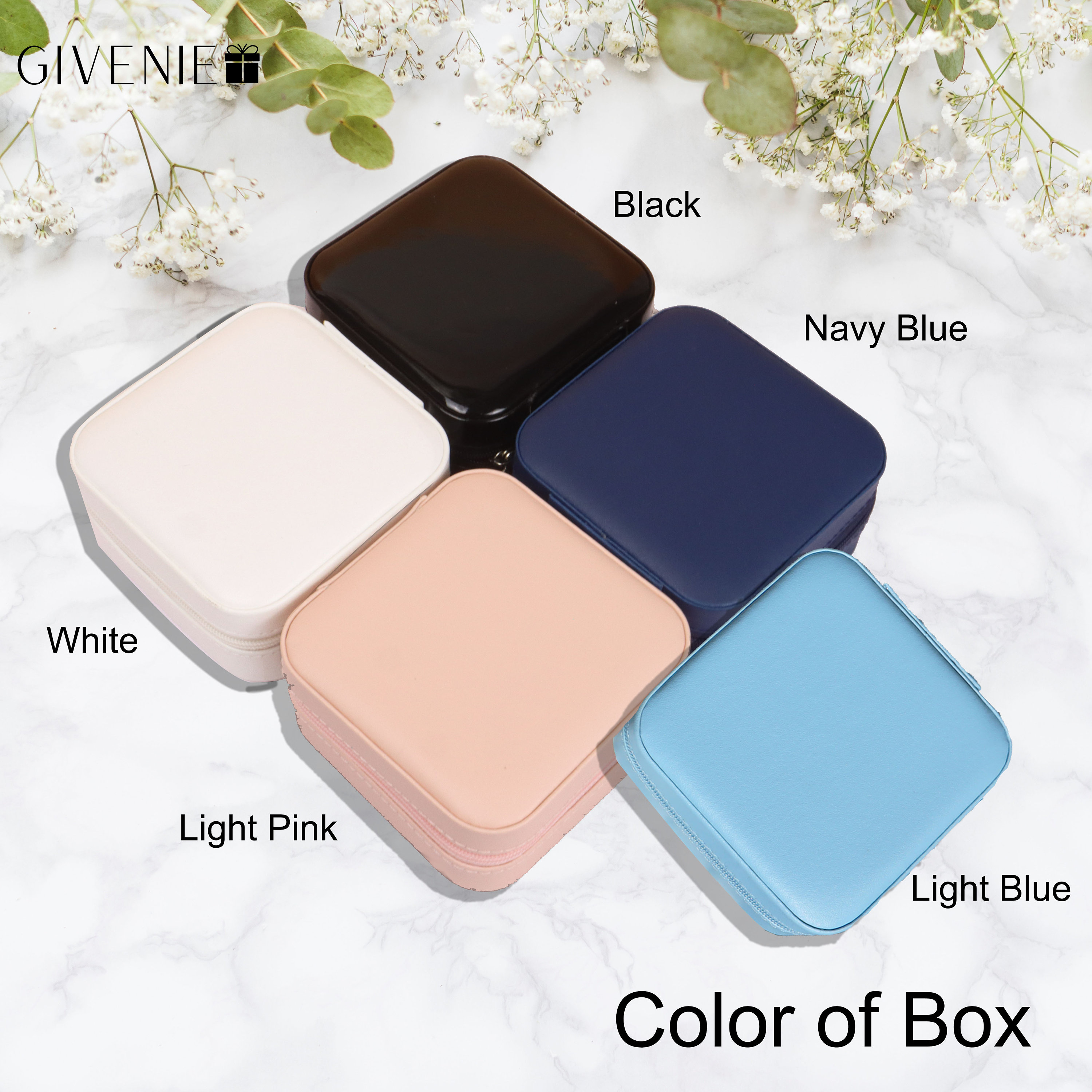 Personalized Jewelry Boxes, Birth Month Flower Jewelry Box, Custom ...