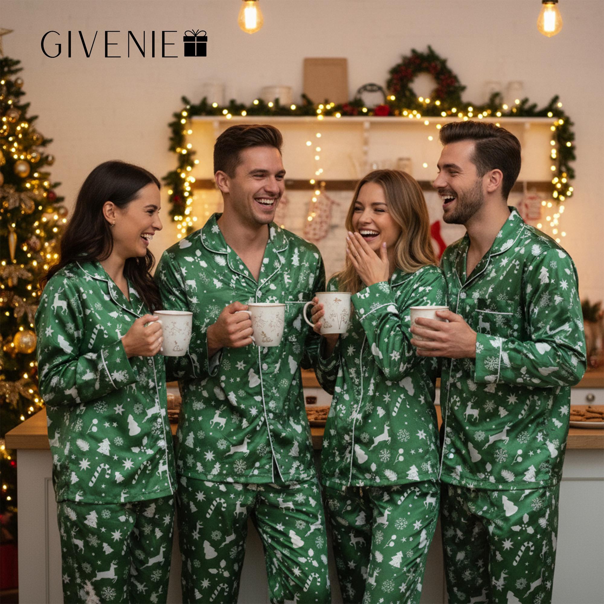 Custom Family Christmas Pajamas, Matching Holiday Pjs, Holiday Pajamas ...
